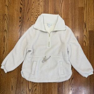 Bailey 44 White Sherpa Sweatshirt Jacket